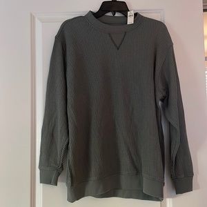Aerie Waffle Crew Neck Sweater - NWT